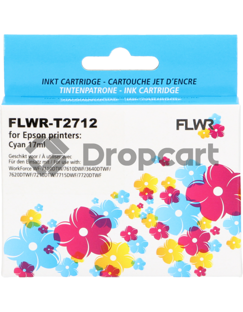 FLWR Epson 27XL T2712 cyaan (Huismerk)