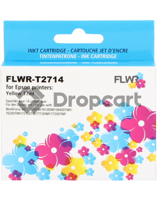 FLWR FLWR Epson 27XL T2714 geel (Huismerk)