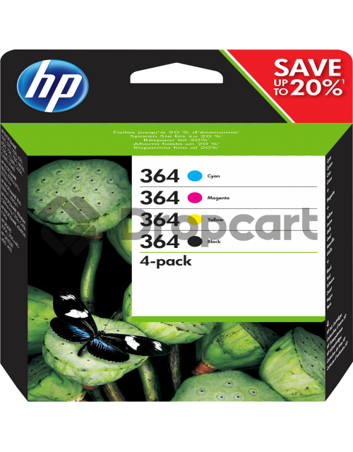 HP 364 Multipack zwart en kleur