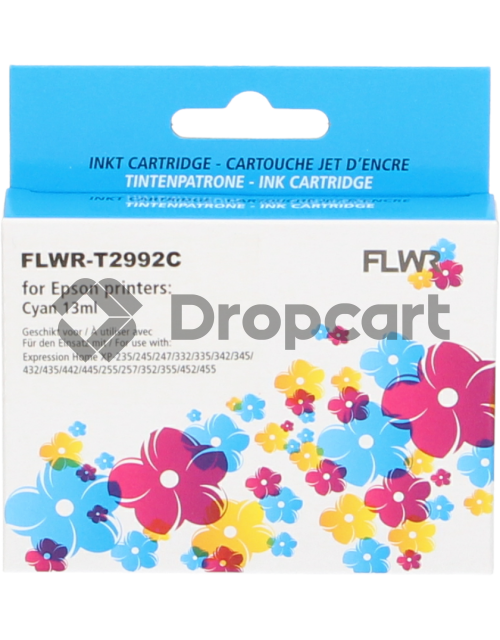 FLWR FLWR Epson 29XL T2992 cyaan (Huismerk)