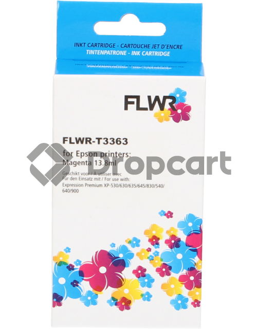 FLWR Epson 33XL (T3363) magenta (Huismerk)