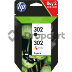 HP 302 Multipack zwart en kleur