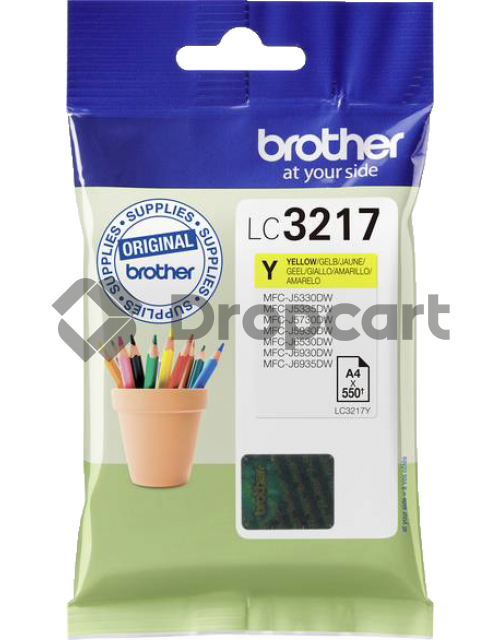 Brother LC-3217Y geel