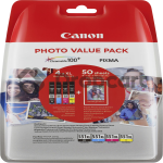 Canon CLI-551XL Multipack met fotopapier zwart en kleur