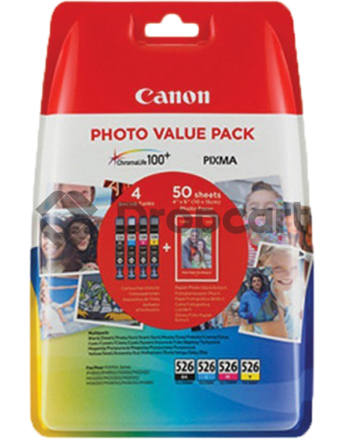 Canon CLI-526 4-pack zwart en kleur