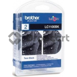 Brother LC-1100BK 2-pack zwart