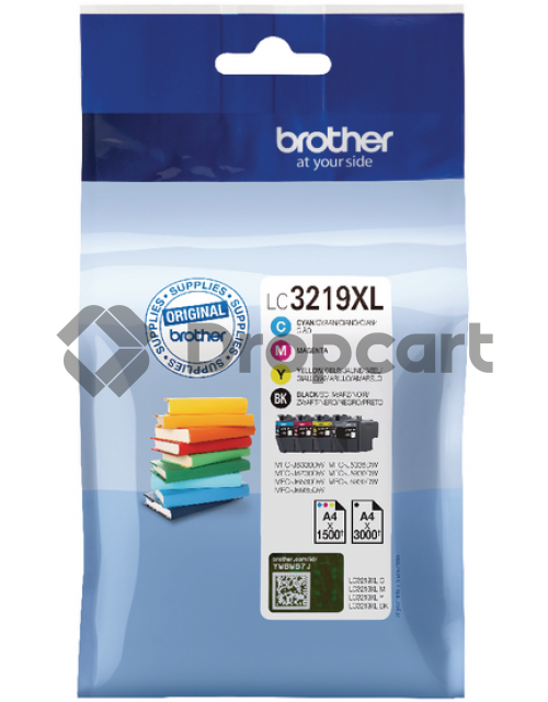 Brother LC-3219XL Multipack zwart en kleur