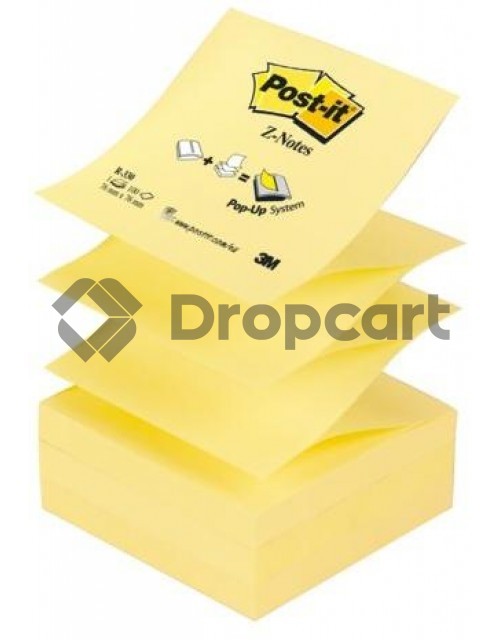 3M Post-it Z-note 76x76mm geel