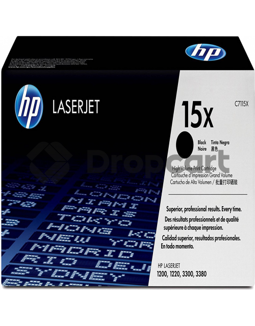 HP 15X hc zwart