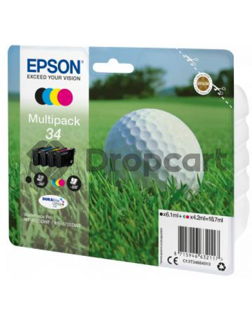 Epson 34 multipack zwart en kleur